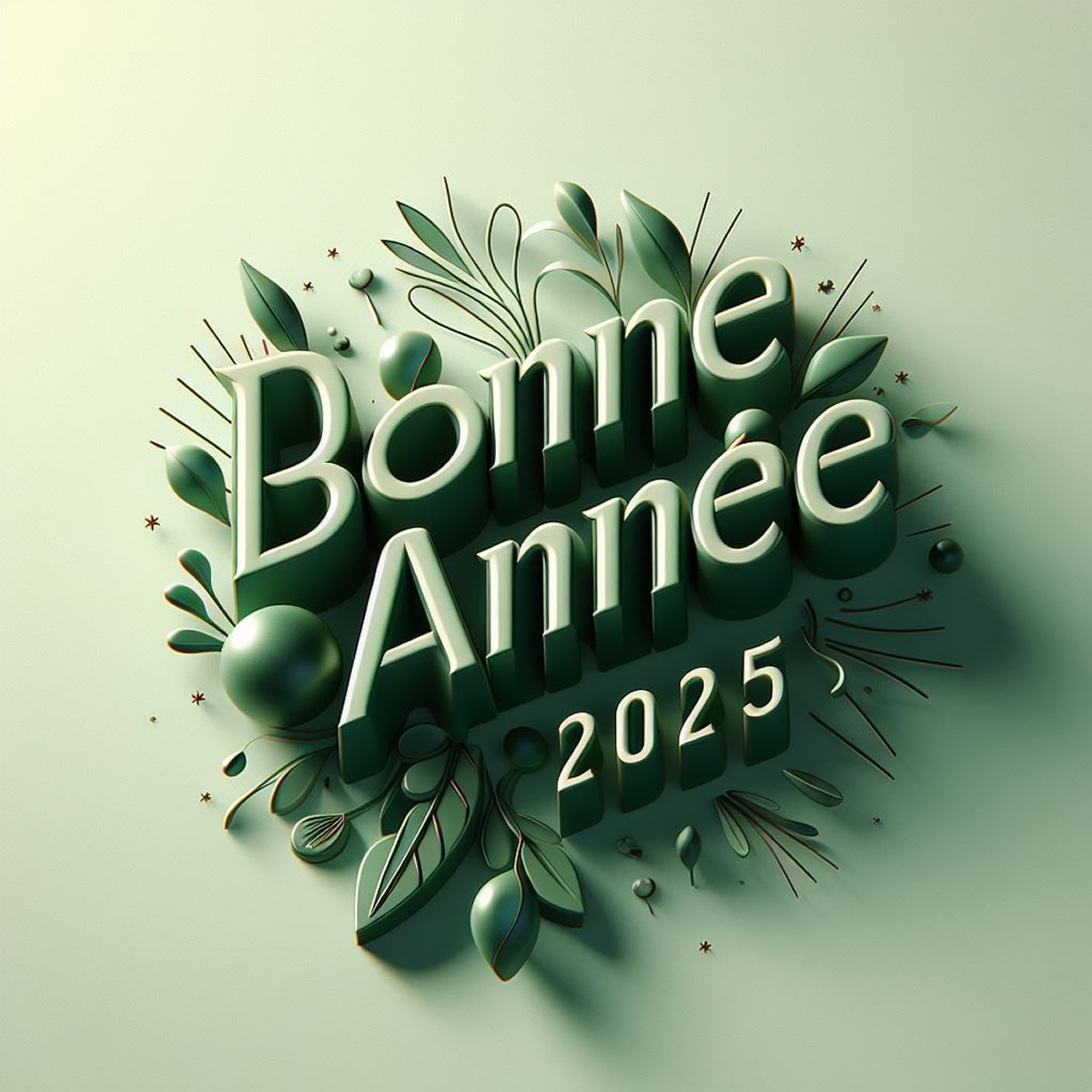 images radieux voeux bonne année 2025