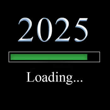 Image d'attendre l'arrivée de la nouvelle année 2025