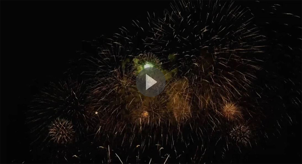 Vidéo de voeux pour le toast du Nouvel An