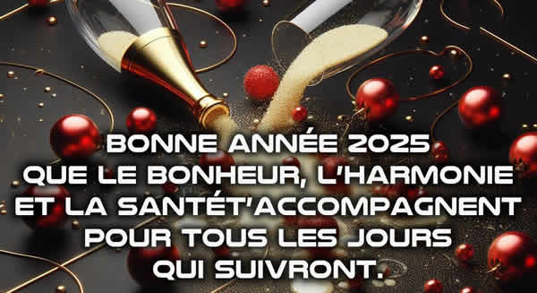 Carte de voeux pour porter un toast de la Saint-Sylvestre à distance